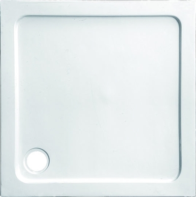 Plateau léger de douche d'ABS, bas glissement étroit de plateau de douche de l'ardoise 1000 x 1000 anti