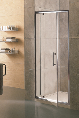 Les petites clôtures en verre de douche d'oscillation 6mm ont gâché l'alliage d'aluminium clair encadré