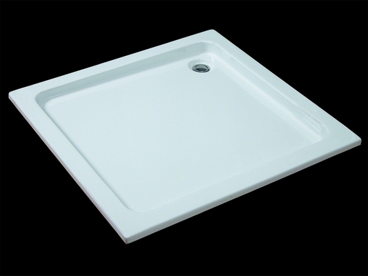 haut moderne extérieur solide dégrossi de quartz rectangulaire de plateau de douche d'ABS de 750mm 760mm