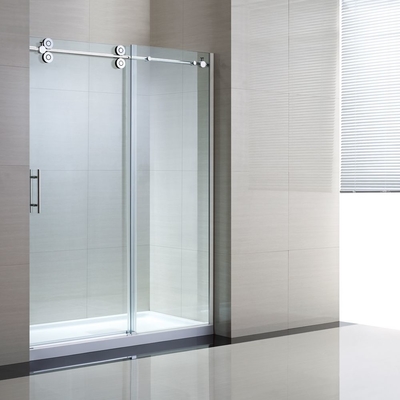 Remplacement gâché de clôture de douche de porte en verre de glissement, 48" porte de douche