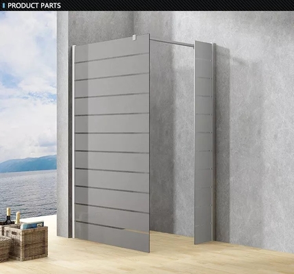 Portes en verre faites sur commande givrées de douche pour des bains, givrant l'écran de douche/cabine en verre Frameless
